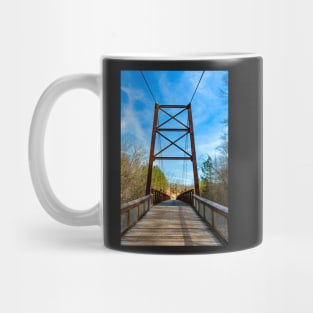 Cable Bridge at Ivy Creek Greenway Mug